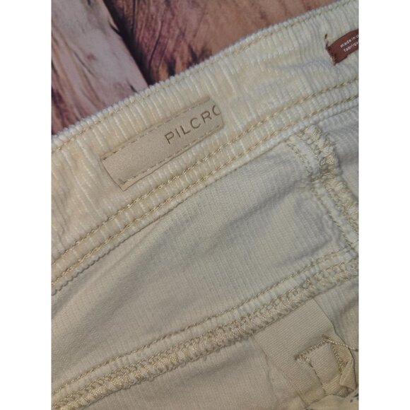 Pilcro NWT Boyfriend Crop Slim Corduroy Pants 26T (30x32) NWT - Picture 10 of 12